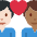 Couple With Heart Man Man Light Skin Tone Medium Dark Skin Tone Emoji from Twemoji Set
