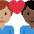 Couple With Heart Man Man Medium Skin Tone Dark Skin Tone Emoji from Twemoji Set