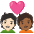 Couple With Heart Person Person Light Skin Tone Medium Dark Skin Tone Emoji from Noto Emoji Set