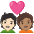 Couple With Heart Person Person Light Skin Tone Medium Skin Tone Emoji from Noto Emoji Set