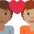 Couple With Heart Person Person Medium Dark Skin Tone Medium Skin Tone Emoji from Twemoji Set