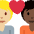 Couple With Heart Person Person Medium Light Skin Tone Dark Skin Tone Emoji from Twemoji Set