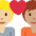 Couple With Heart Person Person Medium Light Skin Tone Medium Skin Tone Emoji from Twemoji Set