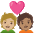 Couple With Heart Person Person Medium Light Skin Tone Medium Skin Tone Emoji from Noto Emoji Set