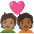 Couple With Heart Person Person Medium Skin Tone Medium Dark Skin Tone Emoji from Noto Emoji Set