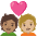 Couple With Heart Person Person Medium Skin Tone Medium Light Skin Tone Emoji from Noto Emoji Set