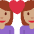 Couple With Heart Woman Woman Medium Skin Tone Emoji from Twemoji Set