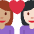 Couple With Heart Woman Woman Medium Skin Tone Light Skin Tone Emoji from Twemoji Set
