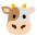 Cow Face Emoji from Noto Emoji Set