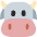 Cow Face Emoji from Twemoji Set