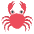 Crab Emoji from EmojiTwo Colors Set