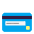 Credit Card Flat Emoji from Fluent Emoji Flat Set