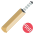 Cricket Game Emoji from EmojiTwo Colors Set