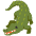 Crocodile Emoji from Noto Emojis Set