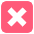 Cross Mark Button Emoji from EmojiTwo Colors Set