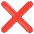 Cross Mark Emoji from Noto Emoji Set