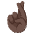 Crossed Fingers Dark Skin Tone Emoji from Noto Emoji Set