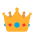 Crown Flat Emoji from Fluent Emoji Flat Set