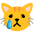 Crying Cat Emoji from Noto Emoji Set