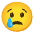 Crying Face Emoji from Noto Emoji Set