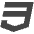 Css 3_official Icon from SVG Logos Set