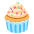Cupcake Emoji from Noto Emoji Set