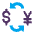 Currency Exchange Flat Emoji from Fluent Emoji Flat Set