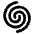 Cyclone Emoji from EmojiTwo Black Set