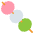 Dango Emoji from EmojiTwo Colors Set