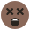 Dead Face Emoji Emoji from EmojiTwo Colors Set