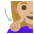 Deaf Woman Medium Light Skin Tone Emoji from Noto Emoji Set