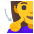 Deaf Woman Emoji from Noto Emoji Set