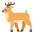 Deer Flat Emoji from Fluent Emoji Flat Set