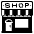 Department Store Emoji from EmojiTwo Black Set