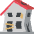 Derelict House Emoji from EmojiTwo Colors Set