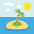 Desert Island Emoji from EmojiTwo Colors Set