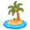 Desert Island Emoji from Noto Emoji Set