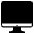Desktop Computer Emoji from EmojiTwo Black Set