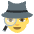 Detective Emoji from EmojiTwo Colors Set