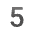Digit Five Emoji from Noto Emoji Set