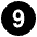 Digit Nine Emoji from EmojiTwo Black Set