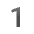 Digit One Emoji from Noto Emoji Set