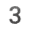 Digit Three Emoji from Noto Emoji Set