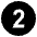 Digit Two Emoji from EmojiTwo Black Set