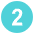 Digit Two Emoji from EmojiTwo Colors Set