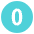 Digit Zero Emoji from EmojiTwo Colors Set