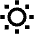 Dim Button Emoji from EmojiTwo Black Set