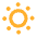 Dim Button Flat Emoji from Fluent Emoji Flat Set