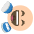 Dizzy Face Emoji from EmojiTwo Colors Set