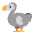 Dodo Flat Emoji from Fluent Emoji Flat Set